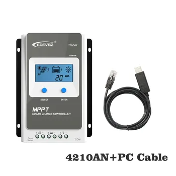 Tracer4210AN 40A MPPT Solar Panel Charge li-ion li LiFePO4 battery 4210AN 4210A PC Communication software CC-USB-RS485-150U
Tracer4210AN 40A MPPT Solar Panel Charge li-ion li LiFePO4 battery 4210AN 4210A PC Communication software CC-USB-RS485-150U