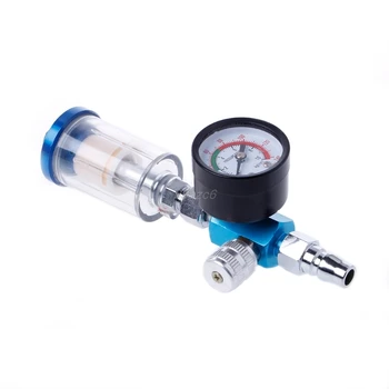 1PC Flexible Adjustment And Light Weight Spray Paint Gun Air Regulator Gauge & In-line Air Oil Water Separator Filter Kit
1PC Flexible Adjustment And Light Weight Spray Paint Gun Air Regulator Gauge & In-line Air Oil Water Separator Filter Kit