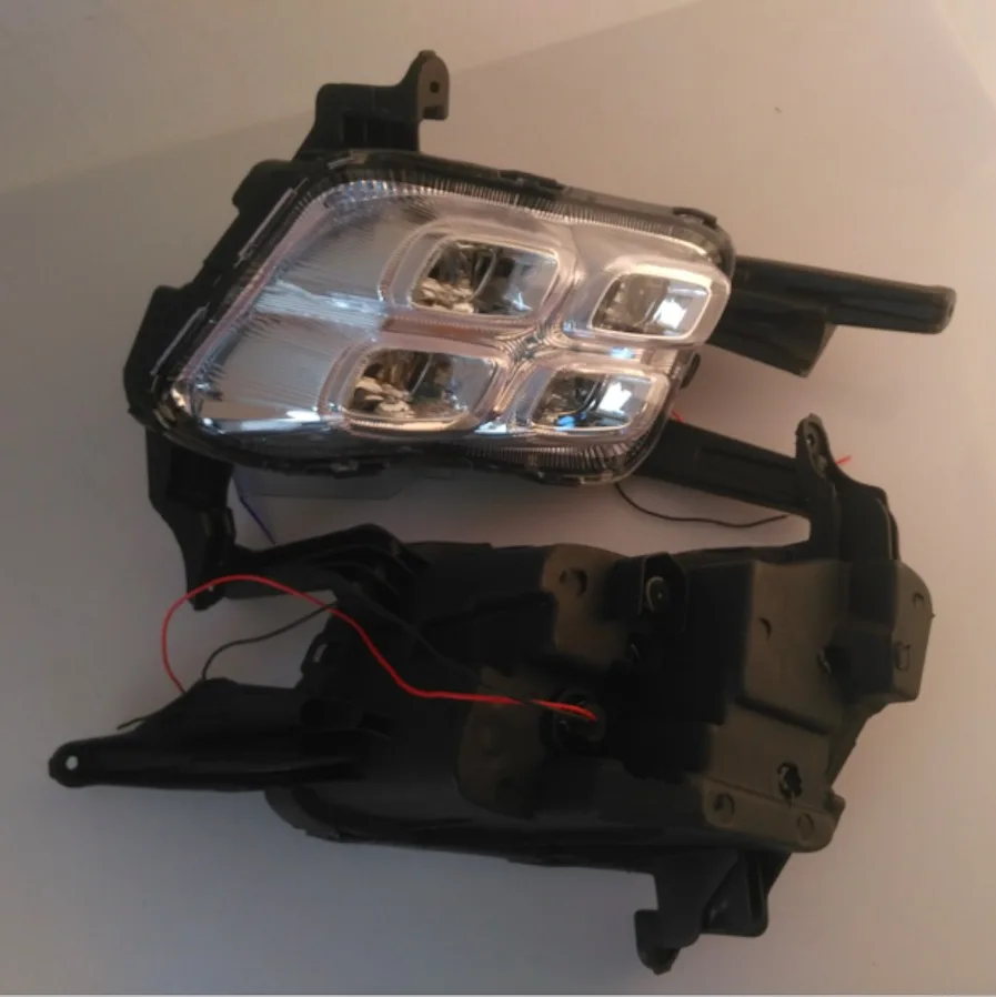 Kalaite Car LED DRL For KIA Optima K5 2013 2014 2015 Daytime Running Lights for Kia Optima K5 Fog head Lamp cover car styling 1