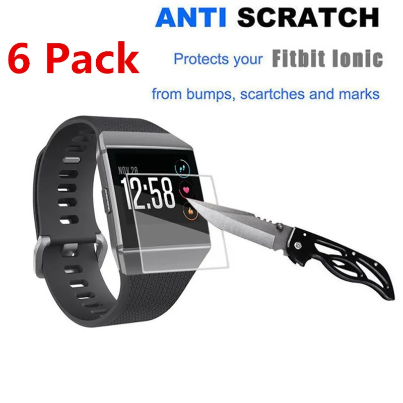 (6 Pack) High Quality Clear Screen Protector PET Soft film Shield for Fitbit ionic Wristband Anti-scratch Film
(6 Pack) High Quality Clear Screen Protector PET Soft film Shield for Fitbit ionic Wristband Anti-scratch Film