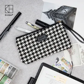 1 Piece Korean Cute Classic Houndstooth Cloth Pencil Bag Makeup Pouch Pen Bag School and Office Stationery Fashion Pencil Case
1 Piece Korean Cute Classic Houndstooth Cloth Pencil Bag Makeup Pouch Pen Bag School and Office Stationery Fashion Pencil Case