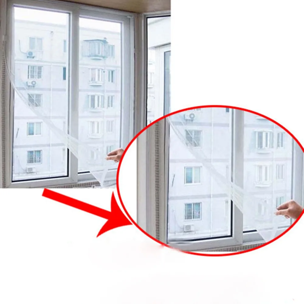 130x150cm Summer Anti Mosquito Door Window Net Mesh Cloth Curtain Protector Flyscreen Door Screen Summer Style Mesh Net
130x150cm Summer Anti Mosquito Door Window Net Mesh Cloth Curtain Protector Flyscreen Door Screen Summer Style Mesh Net