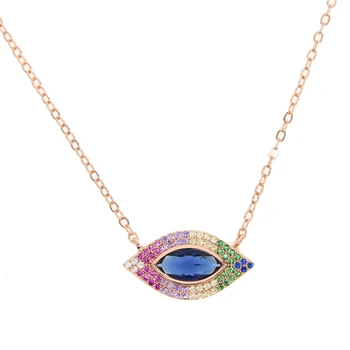 Hot Sale Turkish Evil Eye Pendant Necklaces rose gold Blue Eyes Choker Jewelry Simple Womens Girls delicate clavicle Necklaces
Hot Sale Turkish Evil Eye Pendant Necklaces rose gold Blue Eyes Choker Jewelry Simple Womens Girls delicate clavicle Necklaces