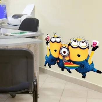 Despicable me 2 cute minions wall stickers for kids rooms ZooYoo1406 decorative adesivo de parede removable pvc wall decal
Despicable me 2 cute minions wall stickers for kids rooms ZooYoo1406 decorative adesivo de parede removable pvc wall decal