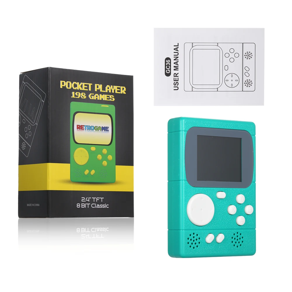 docooler Retro Game Portable Mini Nostalgic Handheld Video Game Console 8 Bit Built-in 198 Classic Games Gift for Children
docooler Retro Game Portable Mini Nostalgic Handheld Video Game Console 8 Bit Built-in 198 Classic Games Gift for Children