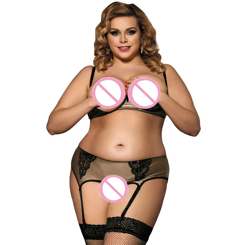 New Style Plus Size Bra+Garterbelt+Panty Garter Belt Hot Sale Open Bra Garter Belt Set Lace Teddy Sexy Bra Set Push Up Bra
New Style Plus Size Bra+Garterbelt+Panty Garter Belt Hot Sale Open Bra Garter Belt Set Lace Teddy Sexy Bra Set Push Up Bra