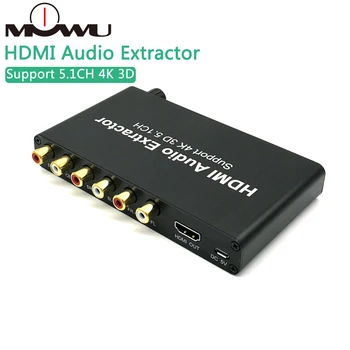 4K 3D With Volume Control Audio Extractor HDMI to HDMI With Optical Toslink Analog 5.1CH 2.0CH Audio Splitter For Blu-Ray EUpluy
4K 3D With Volume Control Audio Extractor HDMI to HDMI With Optical Toslink Analog 5.1CH 2.0CH Audio Splitter For Blu-Ray EUpluy
