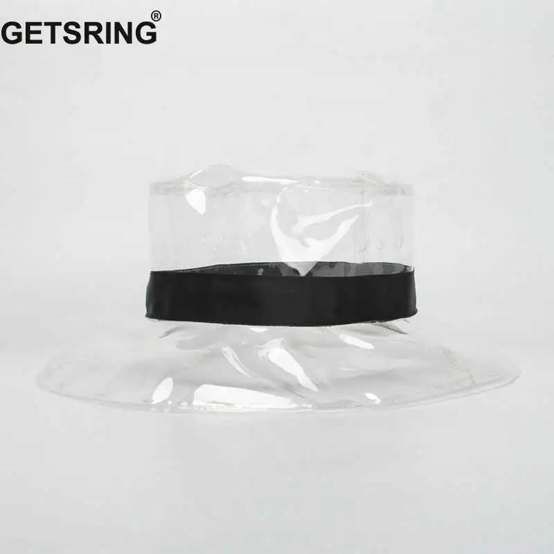 GETSRING Women Hat Summer Hats For Women Pvc Transparent Flat Top Visor Beach Hats Woman Balck White Ribbon 2018 Fashion Leisure
GETSRING Women Hat Summer Hats For Women Pvc Transparent Flat Top Visor Beach Hats Woman Balck White Ribbon 2018 Fashion Leisure