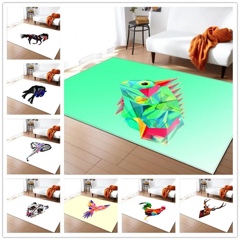 New Geometric Cartoon Animal 3D Print Rug Kids Living Room Game Area Carpet baby Bedroom Crawl Carpets Child Room Floor Door Mat
New Geometric Cartoon Animal 3D Print Rug Kids Living Room Game Area Carpet baby Bedroom Crawl Carpets Child Room Floor Door Mat