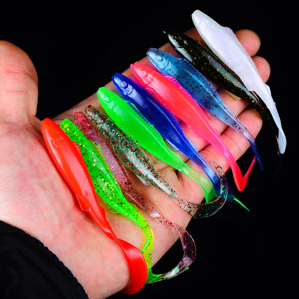 Sunlure Silicone 10pc/Bag Soft Lure 4g/9.5cm Fishing Tackle Soft Bait 10 Color Fishing Lures Fishing Bait Artificial Bait DW6074
Sunlure Silicone 10pc/Bag Soft Lure 4g/9.5cm Fishing Tackle Soft Bait 10 Color Fishing Lures Fishing Bait Artificial Bait DW6074