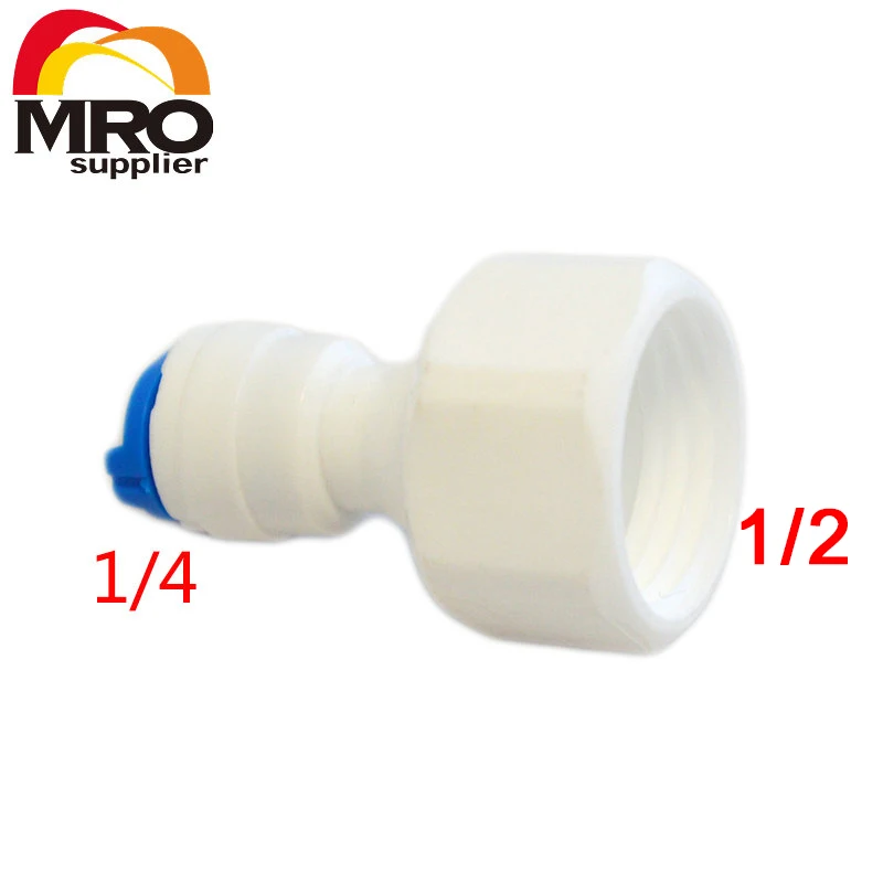 1/4" OD Tube * 1/2 BSP Female Straight Quick Connector Aquarium RO Water Aquarium System connection fittings ST015 C
1/4" OD Tube * 1/2 BSP Female Straight Quick Connector Aquarium RO Water Aquarium System connection fittings ST015 C