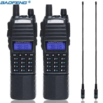 2pcs Baofeng UV-82 Walkie Talkie 3800mAh Battery 5W VHF UHF Portable Hunting Transceiver Dual Band Ham Radio +2 NA-771 antenna
2pcs Baofeng UV-82 Walkie Talkie 3800mAh Battery 5W VHF UHF Portable Hunting Transceiver Dual Band Ham Radio +2 NA-771 antenna