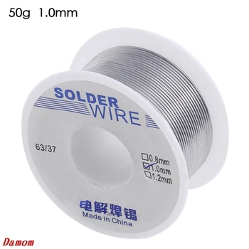 OOTDTY 63/37 Rosin Core Weldring Tin Lead Industrial Solder Wire 50g 1.0mm/100g 1.2mm/100g 1.0mm/200g 1.0mm
OOTDTY 63/37 Rosin Core Weldring Tin Lead Industrial Solder Wire 50g 1.0mm/100g 1.2mm/100g 1.0mm/200g 1.0mm