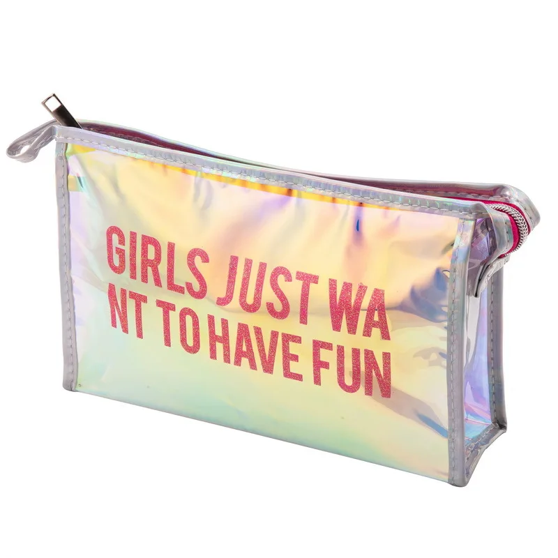 Fashion Laser Transparent Zipper Cosmetic Bag Multicolor PVC Makeup Bag Storage Large Capacity Travel Toiletry Make Up Case Kit
Fashion Laser Transparent Zipper Cosmetic Bag Multicolor PVC Makeup Bag Storage Large Capacity Travel Toiletry Make Up Case Kit