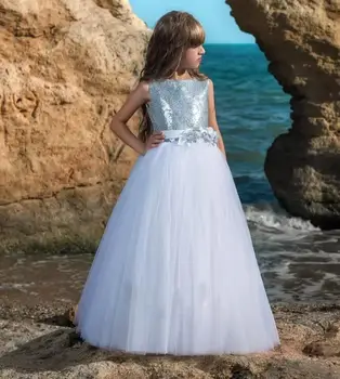 New Fluffy Tulle Shiny Sequins Flower Girl Dresses For Weddings Ankle Length Girls Pageant Gown Communion Dress Custom Any Size
New Fluffy Tulle Shiny Sequins Flower Girl Dresses For Weddings Ankle Length Girls Pageant Gown Communion Dress Custom Any Size