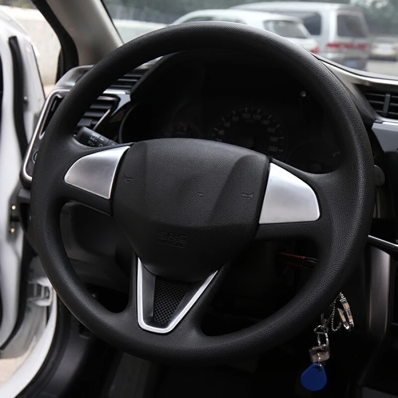 For Honda City Sedan 2014 2015 2016 accessories ABS Matte Car Steering wheel Button frame Cover Trim Sticker car Styling 3pcs
For Honda City Sedan 2014 2015 2016 accessories ABS Matte Car Steering wheel Button frame Cover Trim Sticker car Styling 3pcs