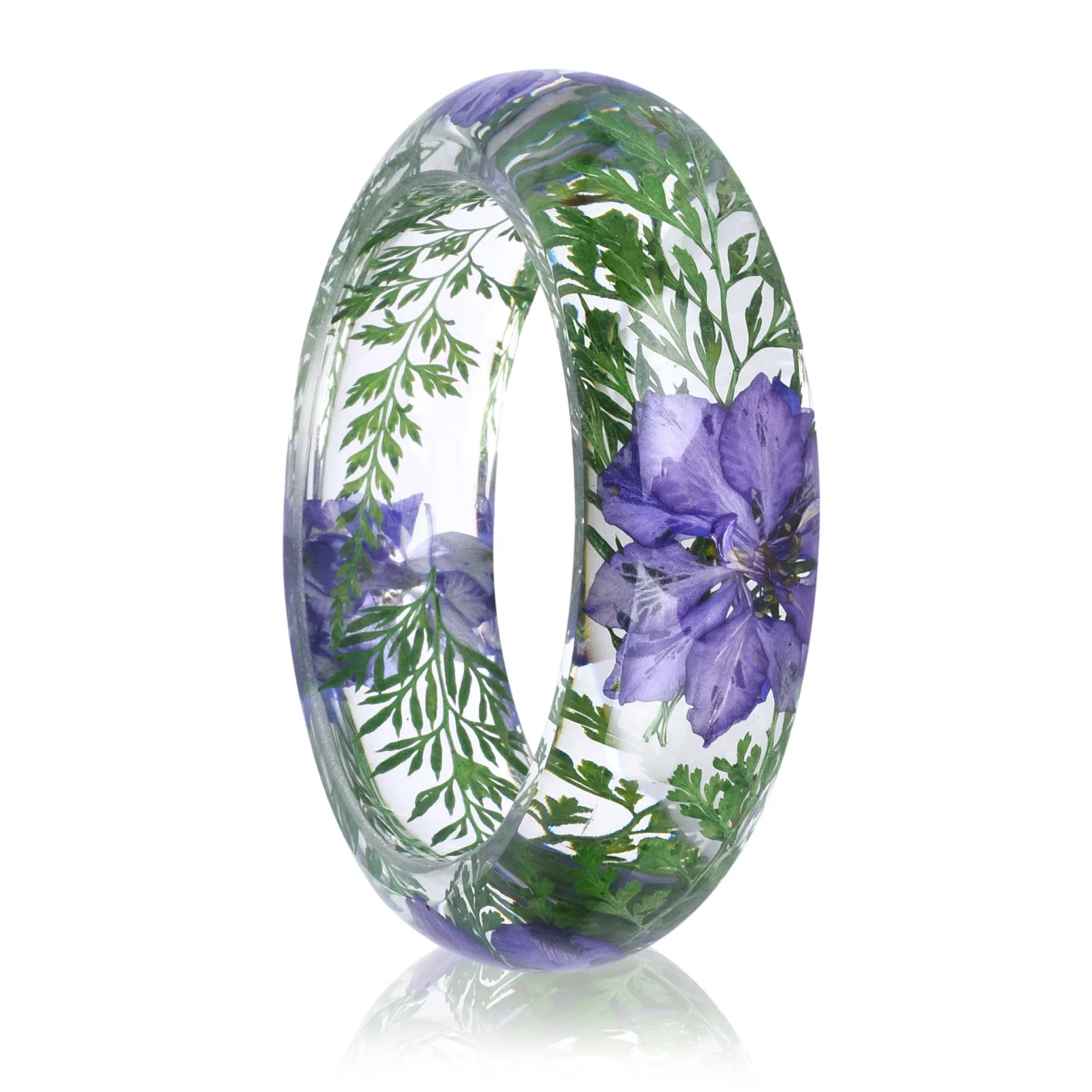 2019 New Handmade Exquisite Purple Flower Green Leaf Bangle Bracelet Dried Flower Resin Bracelet Cuff Women Gift Indian Jewelry
2019 New Handmade Exquisite Purple Flower Green Leaf Bangle Bracelet Dried Flower Resin Bracelet Cuff Women Gift Indian Jewelry