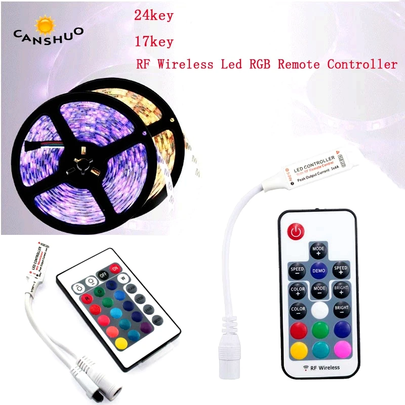 DC5-24V Mini Led RGB Remote Controller 17key 24key RF Wireless Remote Controller with 4pin female DC For 3528 5050 RGB Led Strip
DC5-24V Mini Led RGB Remote Controller 17key 24key RF Wireless Remote Controller with 4pin female DC For 3528 5050 RGB Led Strip