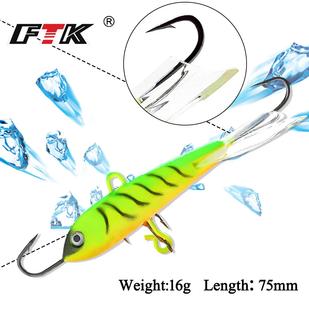 FTK 1PC 12G/7.1CM Ice Fishing Lures Winter Bait Hard Lure Balancer for Fishing Baits Lead Jigging
FTK 1PC 12G/7.1CM Ice Fishing Lures Winter Bait Hard Lure Balancer for Fishing Baits Lead Jigging