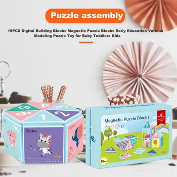 16PCS Digital Building Blocks Magnetic Puzzle Blocks Early Education Various Modeling Puzzle Toy For Baby Toddlers Kids
16PCS Digital Building Blocks Magnetic Puzzle Blocks Early Education Various Modeling Puzzle Toy For Baby Toddlers Kids