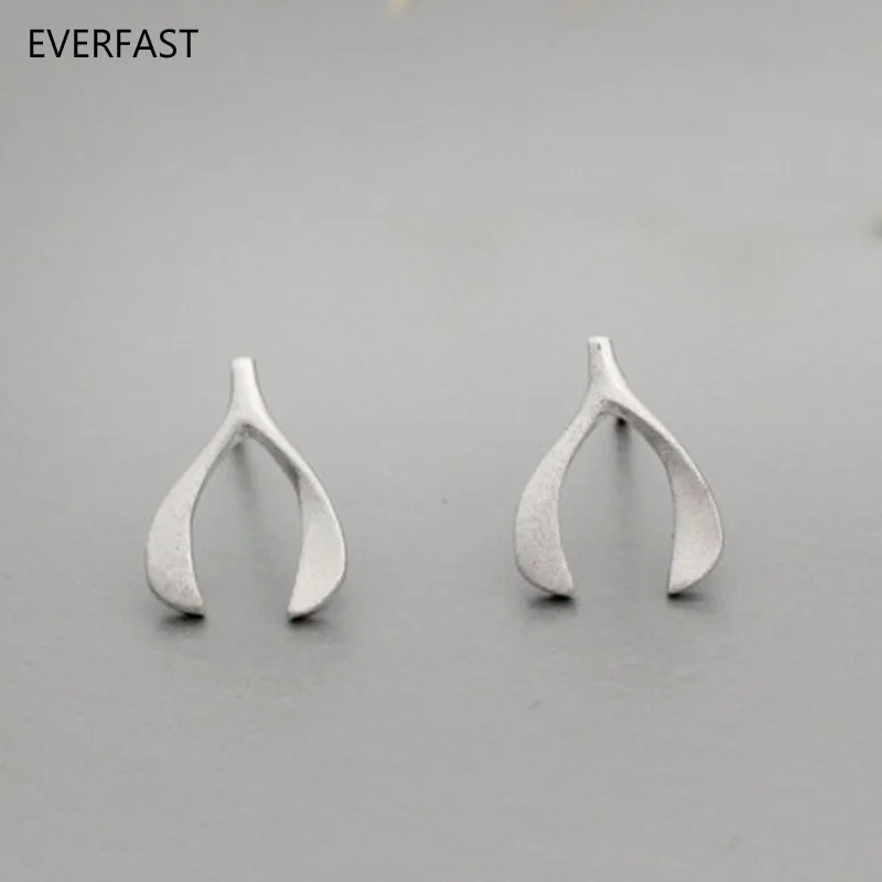 1 пара модных сережек-гвоздиков Everfast с изображением желаний костей милые женские