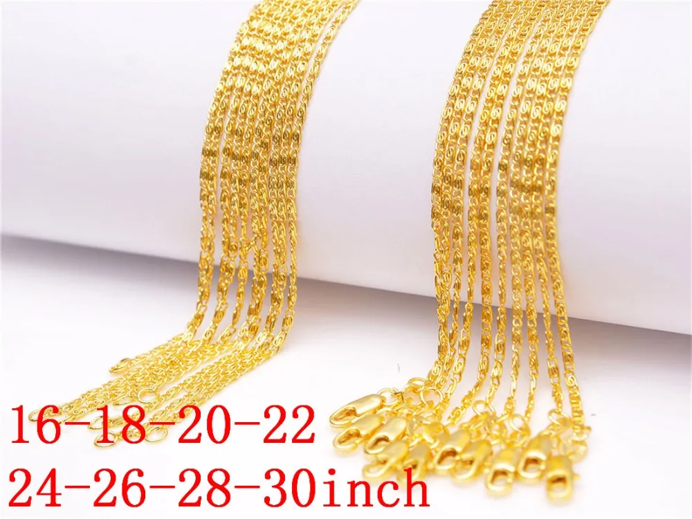 Free Fast Shipping 1PCS Lot 16-30 inch Gold Filled Jewelry Findings Flat S GF Link Necklaces Chain For Pendant 18KGF Stamp
Free Fast Shipping 1PCS Lot 16-30 inch Gold Filled Jewelry Findings Flat S GF Link Necklaces Chain For Pendant 18KGF Stamp