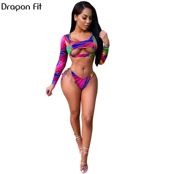 Dragon Fit Summer Sexy Printed Bikini Women 2019 New Bandage Adjustable Beach Hollow Out Brazilian Bikini Beach Swimwear Biquini
Dragon Fit Summer Sexy Printed Bikini Women 2019 New Bandage Adjustable Beach Hollow Out Brazilian Bikini Beach Swimwear Biquini