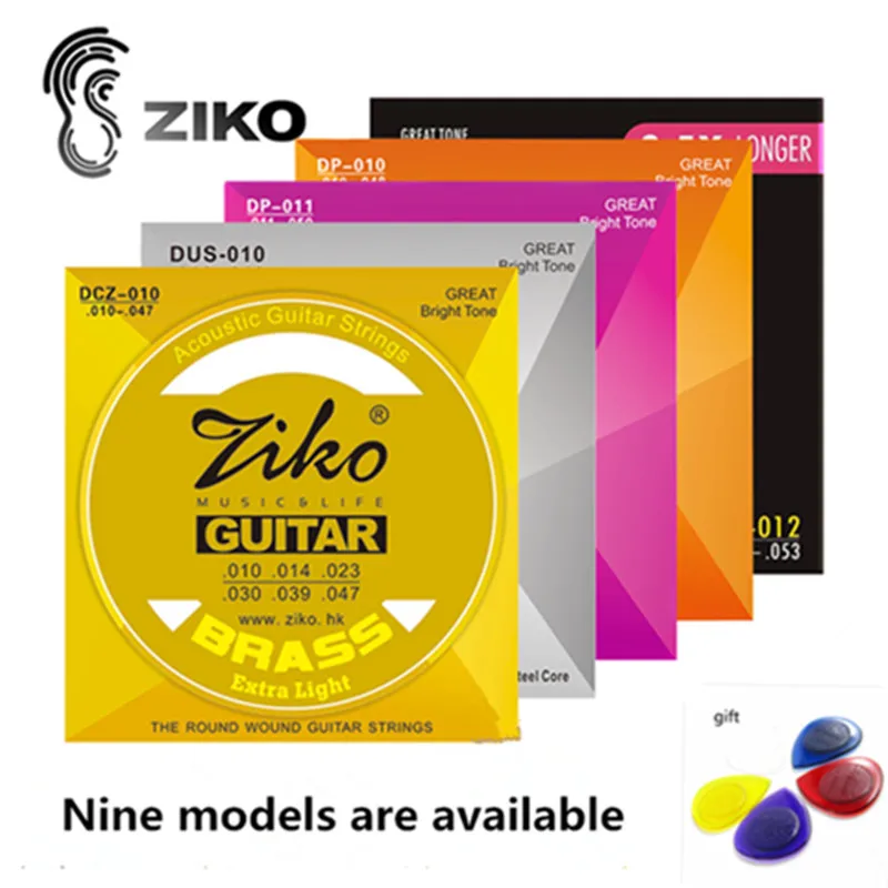 Three Sets Ziko Strings For Acoustic Guitar Silver Phosphor Bronze Brass Acoustic Guitar Strings 010 011 012 Musical Instruments
Three Sets Ziko Strings For Acoustic Guitar Silver Phosphor Bronze Brass Acoustic Guitar Strings 010 011 012 Musical Instruments