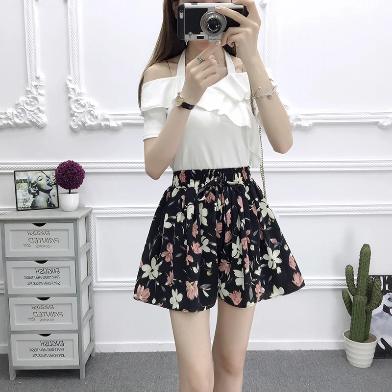 ZOGAA New Womens Shorts Multicolor Elastic Waist Lace Up Floral Loose Shorts Mid Waist Bow Tie Waist Flower Print Ladies Shorts
ZOGAA New Womens Shorts Multicolor Elastic Waist Lace Up Floral Loose Shorts Mid Waist Bow Tie Waist Flower Print Ladies Shorts