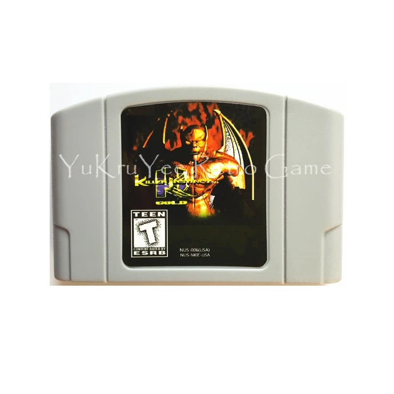 Killer Instinct Gold Video Game Accessories Memory Cartridge Card for 64 Bit Console US NTSC Version N22
Killer Instinct Gold Video Game Accessories Memory Cartridge Card for 64 Bit Console US NTSC Version N22