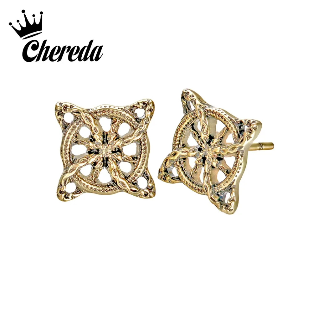 Chereda Slavic Viking Stud Earrings for Men Hollow Geometric Rune Amulet Odin's Symbol Men Earring Jewelry 
Chereda Slavic Viking Stud Earrings for Men Hollow Geometric Rune Amulet Odin's Symbol Men Earring Jewelry