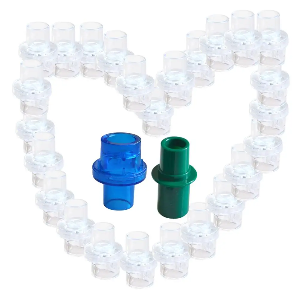 100Pcs One-way CPR Mask Training Valves With One-way Valve For CPR Resuscitator Practice Emergency Rescue Tool Mouthpieces Part
100Pcs One-way CPR Mask Training Valves With One-way Valve For CPR Resuscitator Practice Emergency Rescue Tool Mouthpieces Part