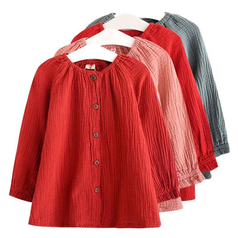 Spring Kids Girls Clothing Children Boys Linen Shirt 2020 Autumn Long Sleeve Shirts Ruffled Comfortable Button Blouse Tops 3-10Y
Spring Kids Girls Clothing Children Boys Linen Shirt 2020 Autumn Long Sleeve Shirts Ruffled Comfortable Button Blouse Tops 3-10Y