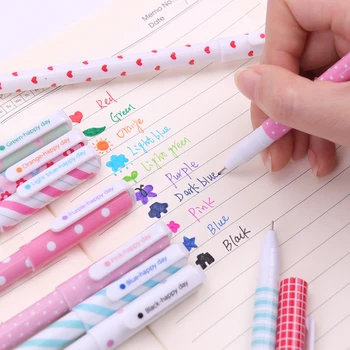 Color Gel Pen Kawaii Stationery Korean Flower Canetas Escolar Papelaria Gift Office Material School Supplies 10 PCS/lot
Color Gel Pen Kawaii Stationery Korean Flower Canetas Escolar Papelaria Gift Office Material School Supplies 10 PCS/lot
