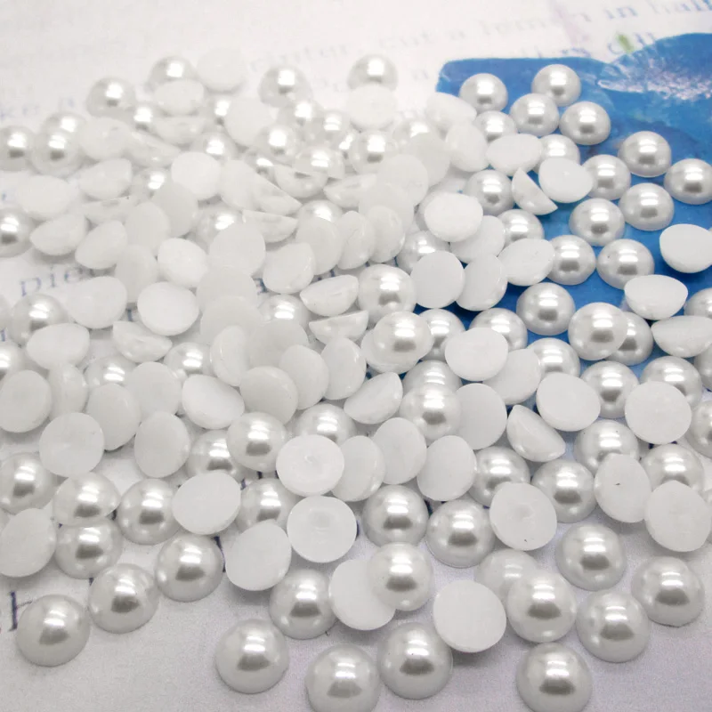 1000Pcs 7mm Wihte Half Round Pearl Beads FlatBack Scrapbook Craft Cabochon Kawaii DIY Embellishments Accessories
1000Pcs 7mm Wihte Half Round Pearl Beads FlatBack Scrapbook Craft Cabochon Kawaii DIY Embellishments Accessories