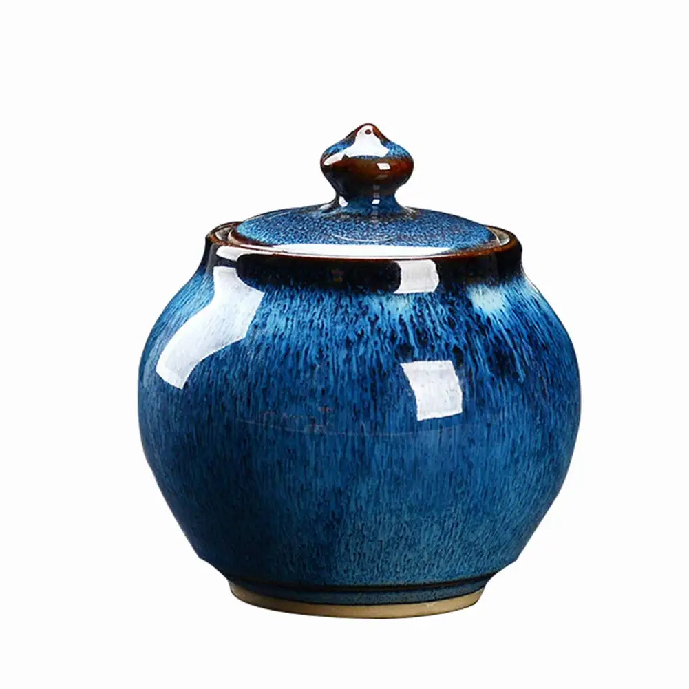 Blue Gradient Glaze Ceramic Funeral Pet Urn for Memorials - Mini - Holds Up to 15 Cubic Inches of Ashes
Blue Gradient Glaze Ceramic Funeral Pet Urn for Memorials - Mini - Holds Up to 15 Cubic Inches of Ashes