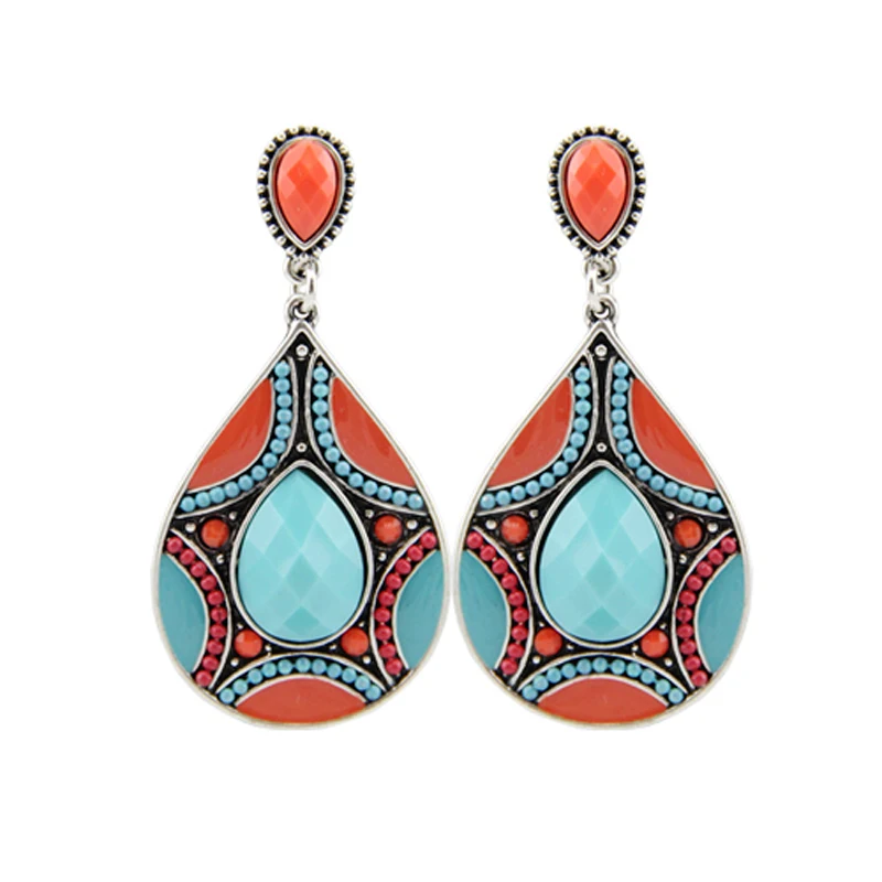 pendientes etnicos largos