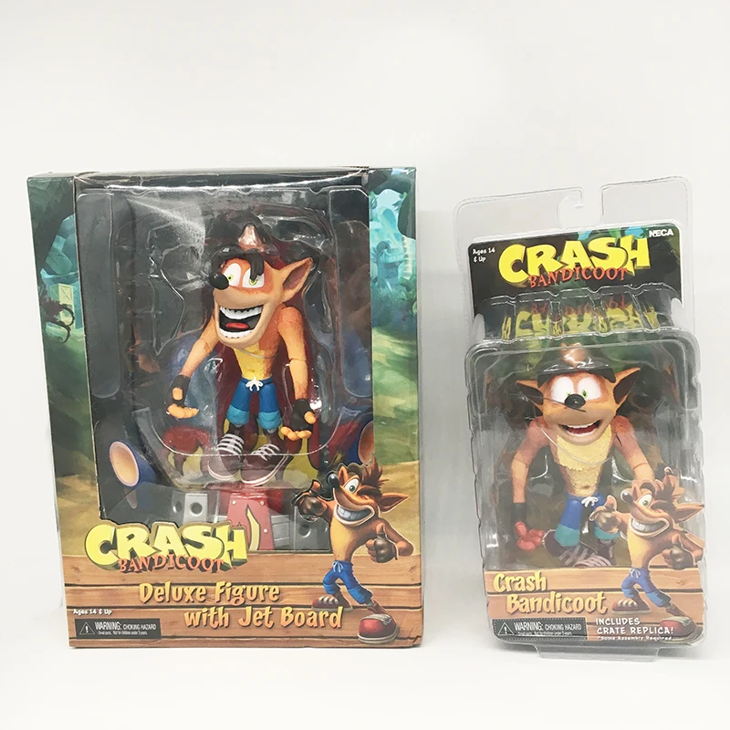 2 Type Original NECA Game Deluxe Crash Bandicoot with Jet Board PVC Action Figure Toy Doll Gift For kid
2 Type Original NECA Game Deluxe Crash Bandicoot with Jet Board PVC Action Figure Toy Doll Gift For kid