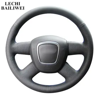 DIY Black Artificial PU Leather Car Steering Wheel Covers for Audi A3 2006-2013 A4 (B8) A6 (C6) 2005-2011 Q5 2009-2012 Q7 
DIY Black Artificial PU Leather Car Steering Wheel Covers for Audi A3 2006-2013 A4 (B8) A6 (C6) 2005-2011 Q5 2009-2012 Q7