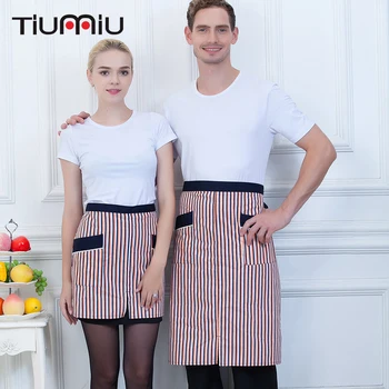 4 Colors Women Men Striped Aprons High Quality Wholesale Kitchen Hotel Coffee Shop Bakery Chef Waiter Cleaning Work Wear Aprons
4 Colors Women Men Striped Aprons High Quality Wholesale Kitchen Hotel Coffee Shop Bakery Chef Waiter Cleaning Work Wear Aprons