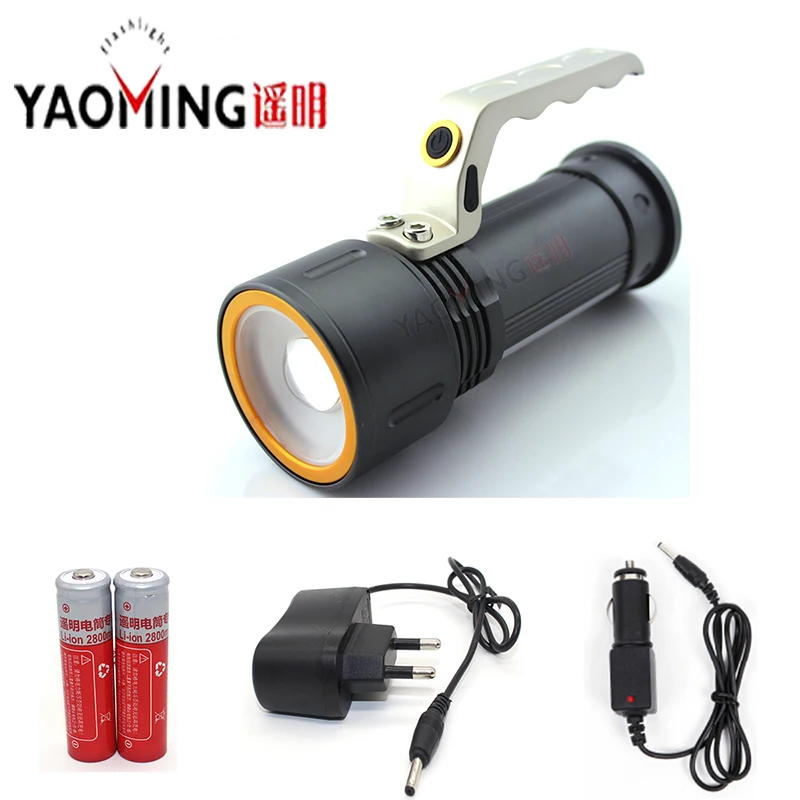 Powerful Led Flashlight Led 10W Zoomable Waterproof Rechargeable Searchlight With 18650 Battery and Charger Protable Linternas
Powerful Led Flashlight Led 10W Zoomable Waterproof Rechargeable Searchlight With 18650 Battery and Charger Protable Linternas