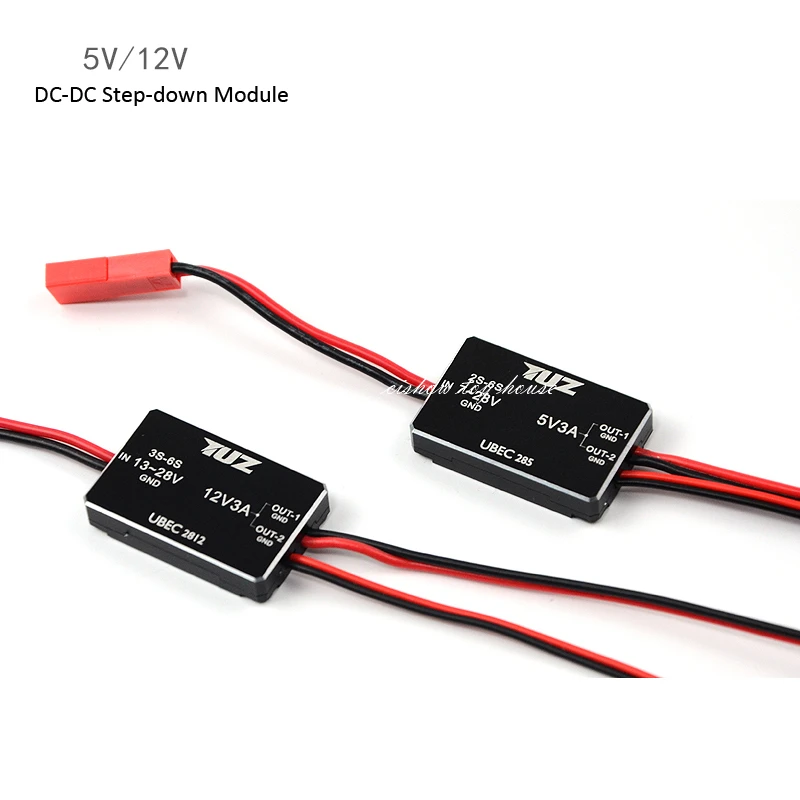 RC TUZ UBEC Voltage Reduction Power Module DC-DC Step-down Module Output 5V/12V Voltage 3A Regulator for DIY UAV Quadcopter
RC TUZ UBEC Voltage Reduction Power Module DC-DC Step-down Module Output 5V/12V Voltage 3A Regulator for DIY UAV Quadcopter