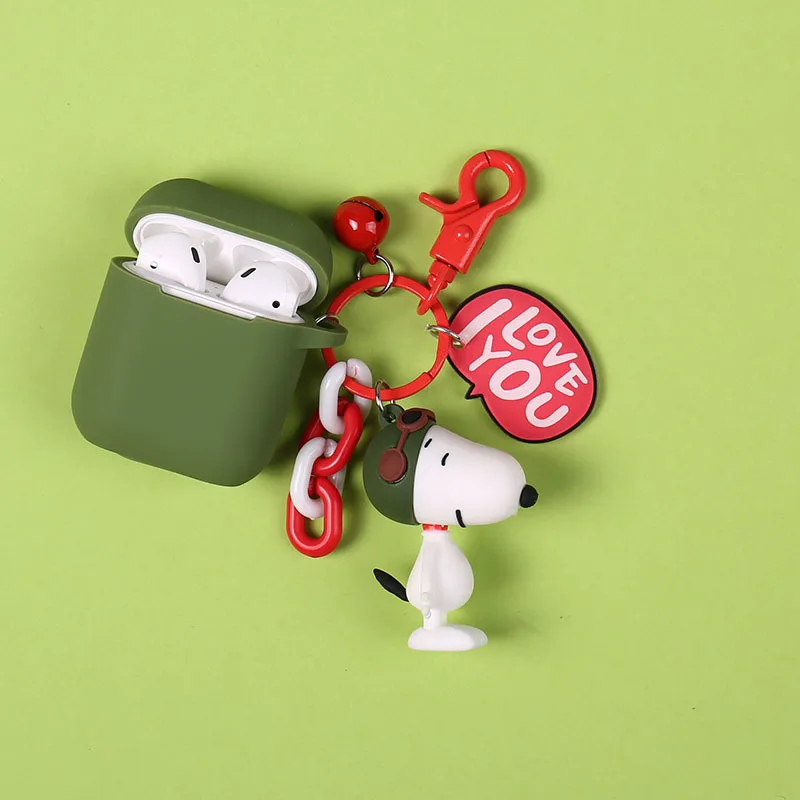 Cute Cartoon Anime Charlie Brown and Dog Doll Keychain Wireless Bluetooth Earphone Case for Airpods Protective Cover Keyrings
Cute Cartoon Anime Charlie Brown and Dog Doll Keychain Wireless Bluetooth Earphone Case for Airpods Protective Cover Keyrings