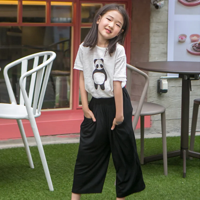 children clothing girls two piece sets character 2017 summer girls sets kid clothes t shirts loose wide leg pants clothes suits children clothing girls two piece sets character 2017 summer girls sets kid clothes t shirts loose wide leg pants clothes suits<br><br>Aliexpress