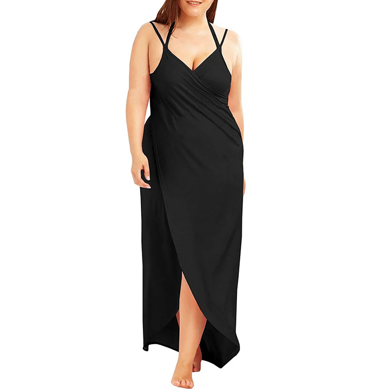 Umeko Summer Beach Dress Plus Size Dress Spaghetti Strap Women V Neck Sleeveless Casual Solid Color Maxi Dress Long Vestido robe
Umeko Summer Beach Dress Plus Size Dress Spaghetti Strap Women V Neck Sleeveless Casual Solid Color Maxi Dress Long Vestido robe