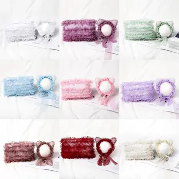 2 Pcs/set Baby Girls Boys Hat Pillow Photography Props Lace Ear Cap Infant Solid Color Head Decoration Photo Accessories Gift 
2 Pcs/set Baby Girls Boys Hat Pillow Photography Props Lace Ear Cap Infant Solid Color Head Decoration Photo Accessories Gift