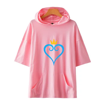 Kingdom hearts 2019 new character letter print hooded T-shirt unisex loose trend short-sleeved T-shirt casual wear
Kingdom hearts 2019 new character letter print hooded T-shirt unisex loose trend short-sleeved T-shirt casual wear