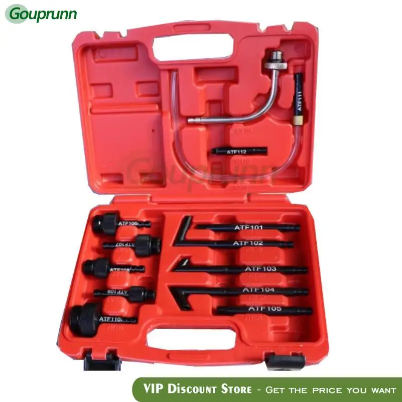 Good quality!Transmission Oil Refilling Refill Tool Kit 13Pcs Oil Filling Adaptor Set CVT Transmission Service Adapter
Good quality!Transmission Oil Refilling Refill Tool Kit 13Pcs Oil Filling Adaptor Set CVT Transmission Service Adapter