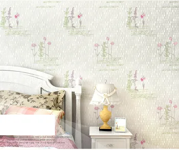 Simple Romantic Printed Floral Wallpaper Roll Flocked Non-woven Wall Paper for Bedroom Living Room TV Background 10MX53CM
Simple Romantic Printed Floral Wallpaper Roll Flocked Non-woven Wall Paper for Bedroom Living Room TV Background 10MX53CM