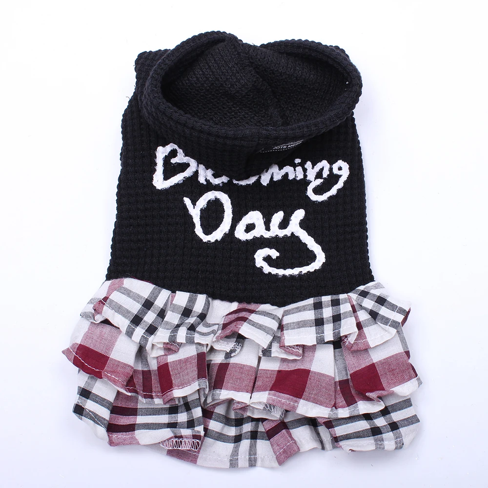 New Plaid Dog Cat Dress Sweater Pet Puppy Coat Jacket Spring/Autumn Clothes Apperal
New Plaid Dog Cat Dress Sweater Pet Puppy Coat Jacket Spring/Autumn Clothes Apperal